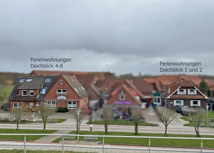 Deichblick 5 In Norddeich- Urlaub Und Meerblick